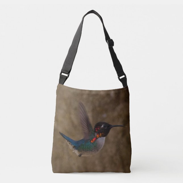 Bolsa Ajustável Pássaro Hummingno Voo (Frente)