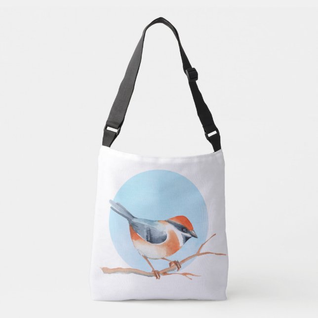 Bolsa Ajustável Pássaro laranja (Frente)
