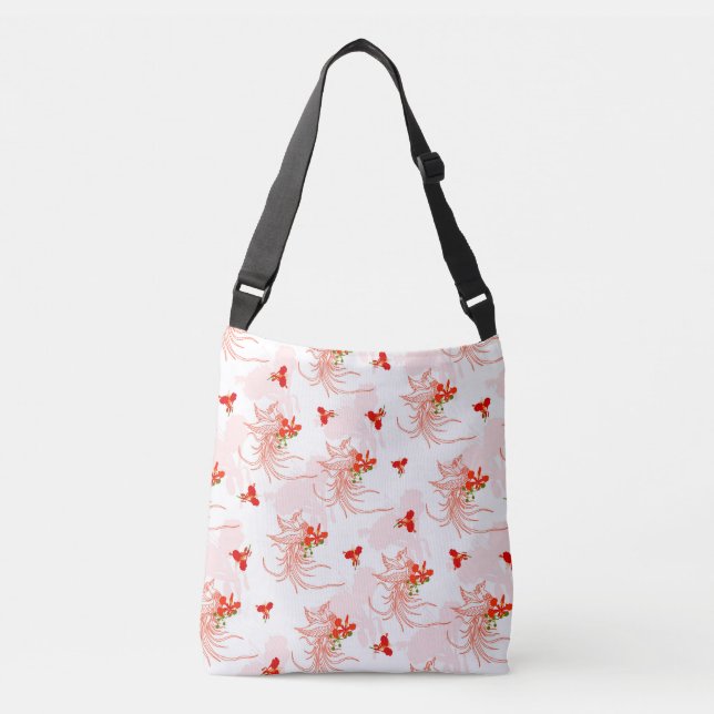 Bolsa Ajustável Pássaro Phoenix E Flor Phoenix Sem Olho (Frente)