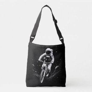 Bolsa Ajustável Passeio de Bicicleta do Astronauta Cósmico Aventur