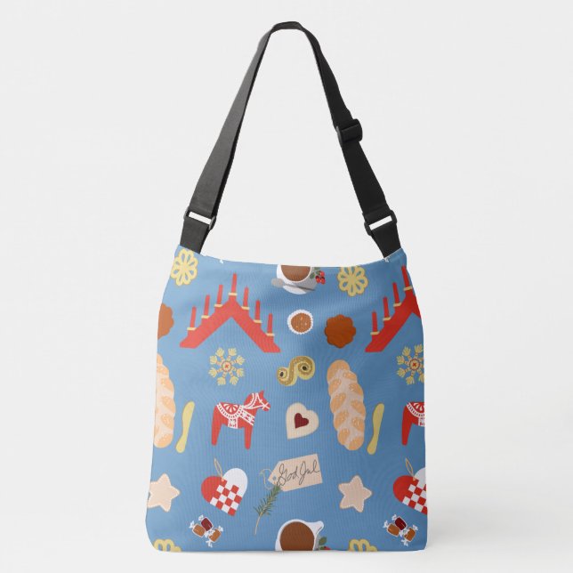 Bolsa Ajustável Pastas de Natal escandinavas/suecas design (Frente)
