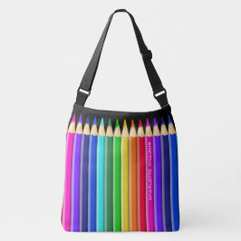 Bolsa Ajustável Pastéis multicoloridos do lápis do artista