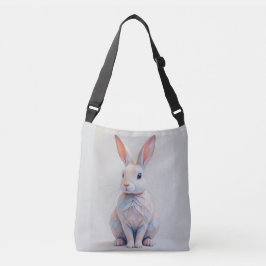 Bolsa Ajustável Pastel Baixo Poly Bunny