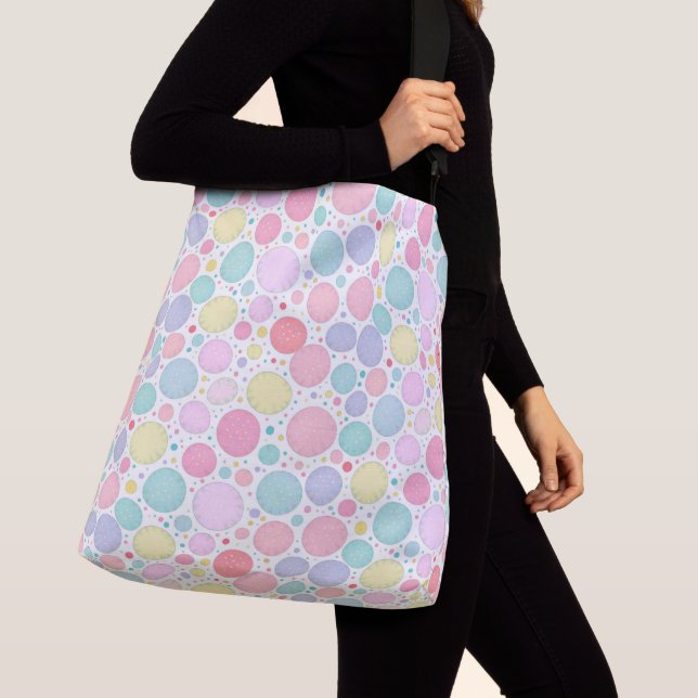 Bolsa Ajustável Pastel Dots Un-Perfect Pattern (Close Up)