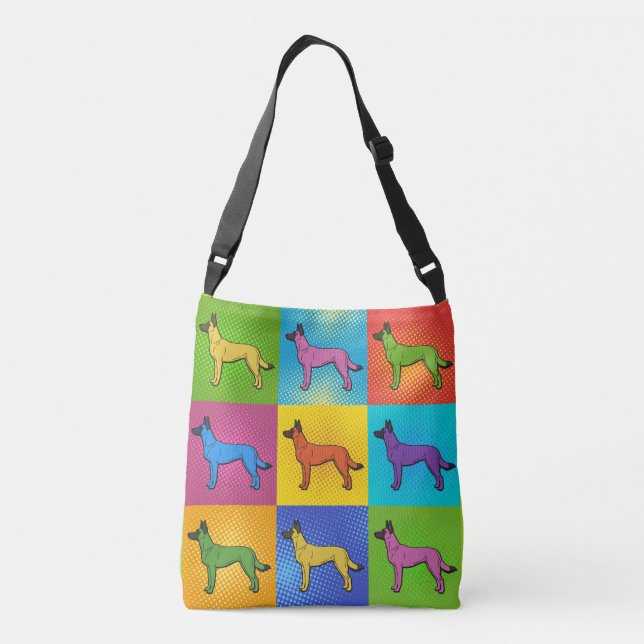 Bolsa Ajustável Pastor belga - Malinois (Verso)