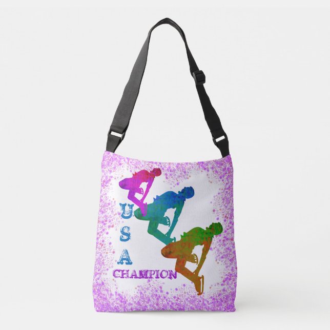 BOLSA AJUSTÁVEL PATINAÇÃO OLÍMPICA  (Frente)