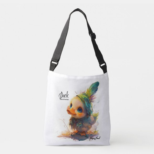 Bolsa Ajustável Pato Leve Sobre e Descubra a Bag Crossbody (Frente)