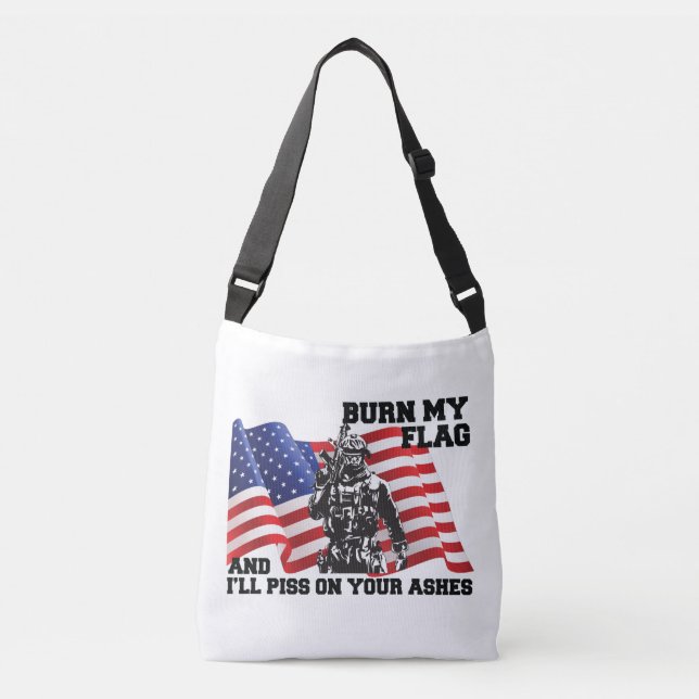Bolsa Ajustável Patriota Americano  (Frente)