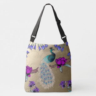 Bolsa Ajustável Pavão Dourado