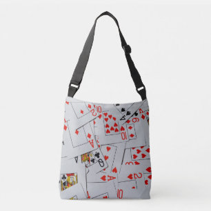 Bolsa Ajustável Pavimento De Cartões De Brincar Espalhados,