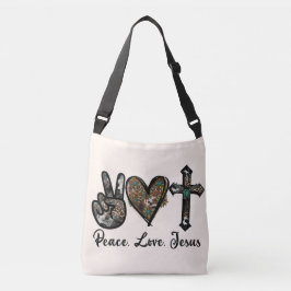 Bolsa Ajustável Paz, Amor, Jesus