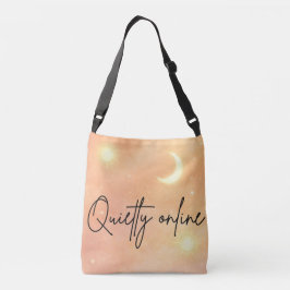 Bolsa Ajustável Peach haze and cloud cream AI art 