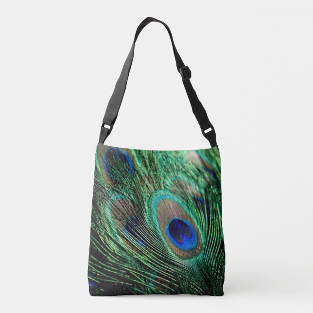 Bolsa Ajustável Peacock Feather Lucky (Verso)