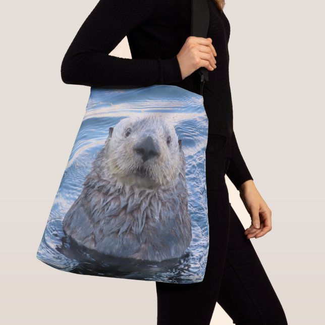 Bolsa Ajustável Peeking Sea Otter (Close Up)