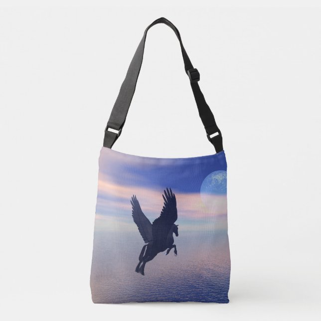 Bolsa Ajustável Pegasus da meia-noite (Frente)