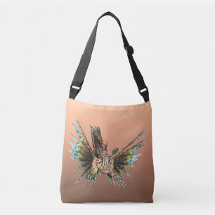 Bolsa Ajustável Peixe-leão - Design Abstrato - Recortado de uma fo