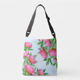 Bolsa Ajustável Peônias em Saco Rosa