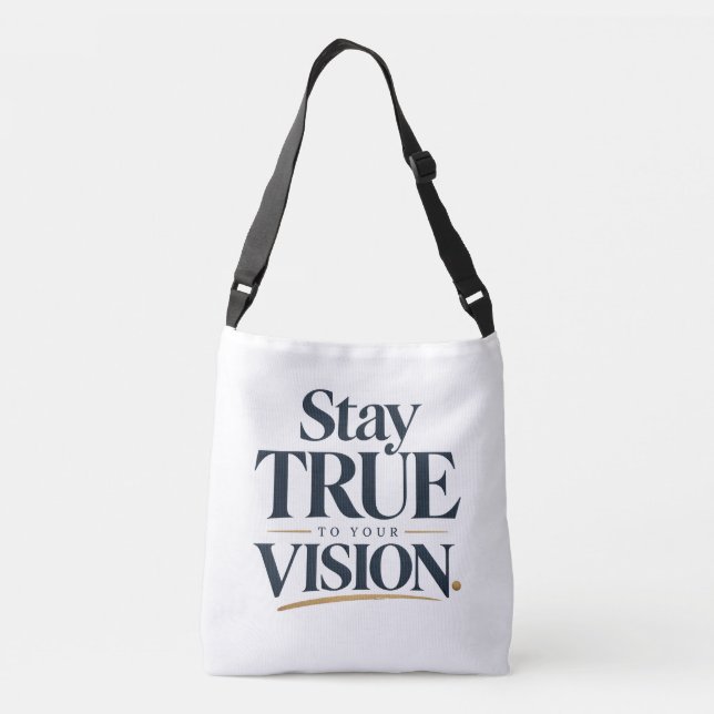 Bolsa Ajustável Permaneça Fiel • À Sua Visão (Verso)