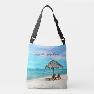 Bolsa Ajustável Personalização de Sandy Beach tropical
