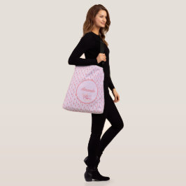 Bolsa Ajustável Personalizar padrão de flamingo rosa pequena princ
