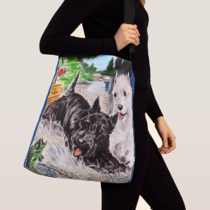 Bolsa Ajustável Pesca escocesa Blackie e Whitie