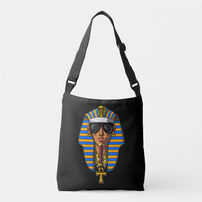 Bolsa Ajustável Pharaó egípcio Tutankhamon Gangsta King Tut (Frente)
