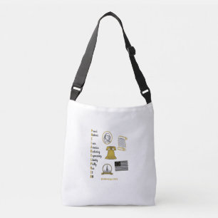 Bolsa Ajustável Philly Acronym Cross Body Bag