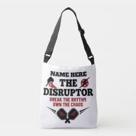 Bolsa Ajustável Pickleball Nome Personalizado O Disruptor Botão