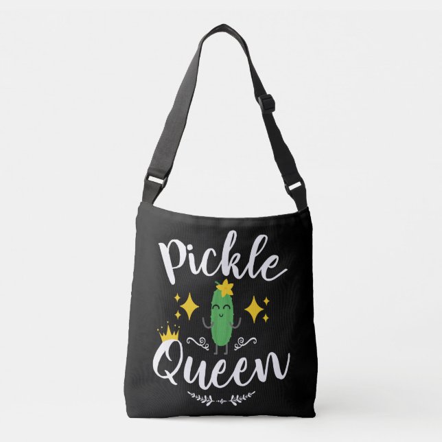 Bolsa Ajustável Picles Queen Women Pickles Lover (Frente)