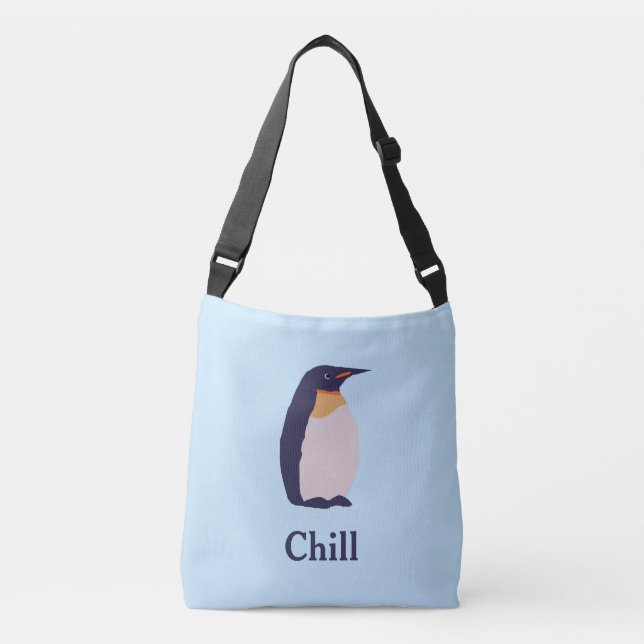 Bolsa Ajustável Pinguins, relaxe (Frente)
