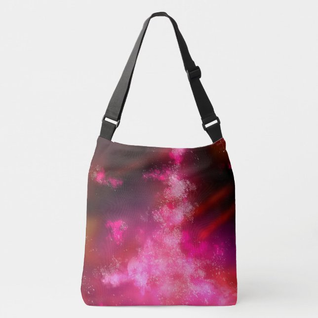 Bolsa Ajustável Pink Flare Night sky (Frente)