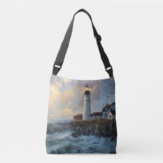 Bolsa Ajustável Pintura a Óleo Texturizada de Farol