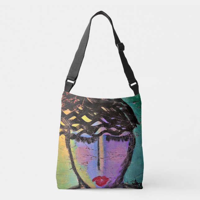 Bolsa Ajustável Pintura de Abstrato original (Frente)
