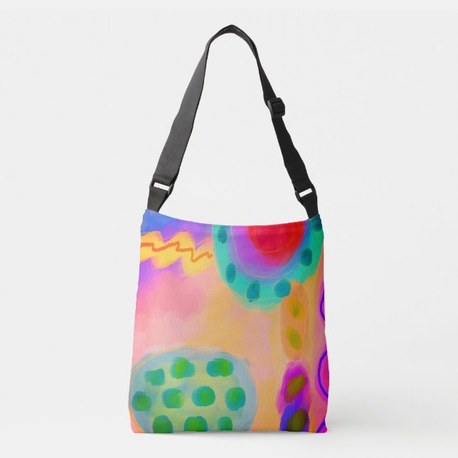 Bolsa Ajustável Pintura de Abstrato original (Frente)