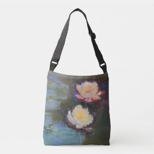 Bolsa Ajustável Pintura de Lírios de Água de Monet Lagoa Lírios de