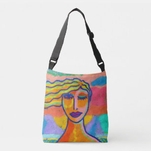 Bolsa Ajustável Pintura digital Funky Abstrato