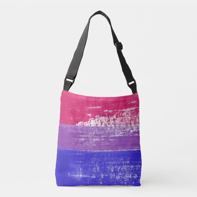Bolsa Ajustável Pintura do Orgulho Bissexual (Frente)