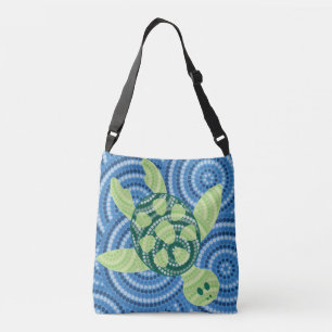 Bolsa Ajustável Pintura do ponto da tartaruga aborígine