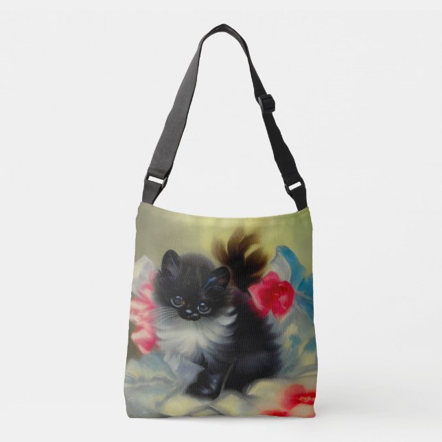 Bolsa Ajustável Pintura em branco e preto (Frente)