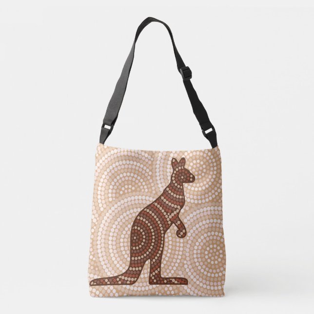 Bolsa Ajustável Pintura original do ponto canguru (Verso)