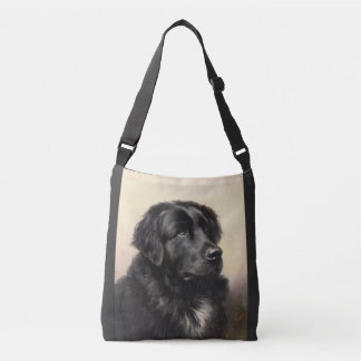 Bolsa Ajustável Pintura realista do cão da Terra Nova