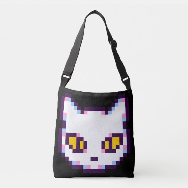 BOLSA AJUSTÁVEL PIXEL KITTY CAT BAG (Frente)