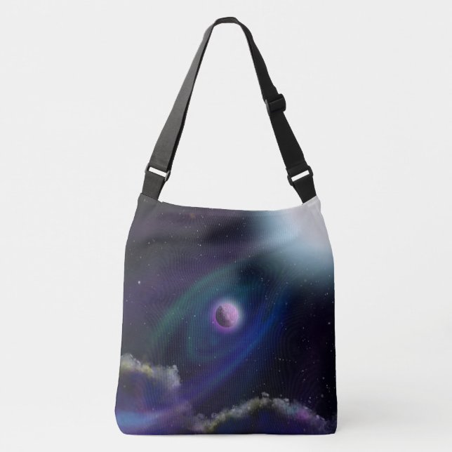 Bolsa Ajustável Planetas e sóis espaciais externos (Frente)