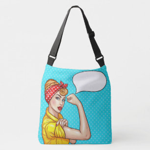 Bolsa Ajustável Podemos Fazê-Lo Impressão de Pop