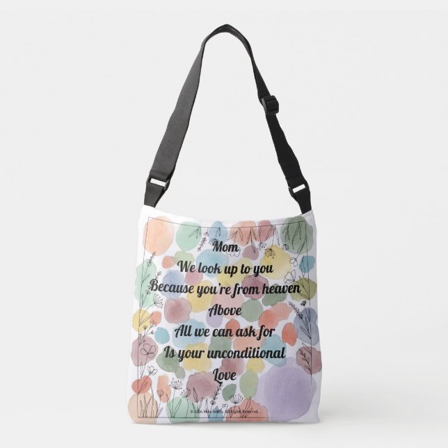 Bolsa Ajustável Poema da Mamãe (Frente)