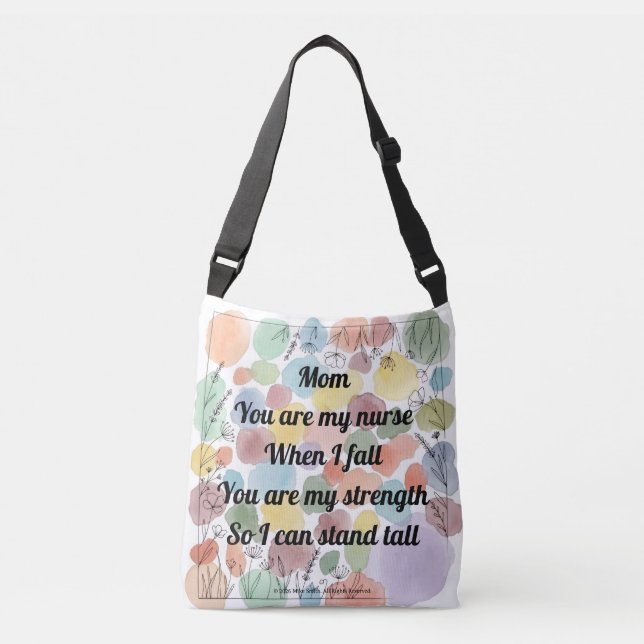 Bolsa Ajustável Poema da Mamãe (Frente)