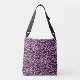Bolsa Ajustável Pontos roxos da pele do leopardo