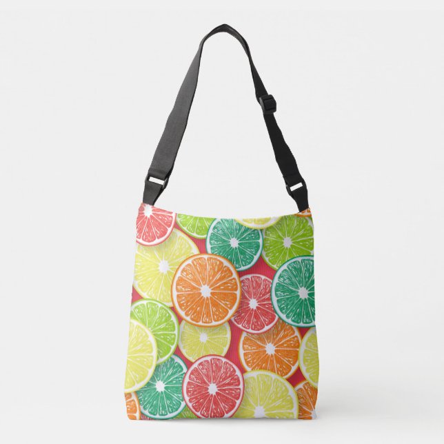 Bolsa Ajustável Pop de fatias de fruta Citrus art 2 (Frente)
