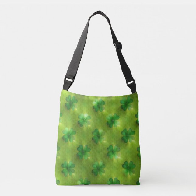 Bolsa Ajustável Popular Clover 4 Lista Coleção Verde (Frente)