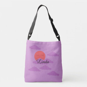 Bolsa Ajustável Pôr do Sol com Nuvens Roxas: Lavanda
